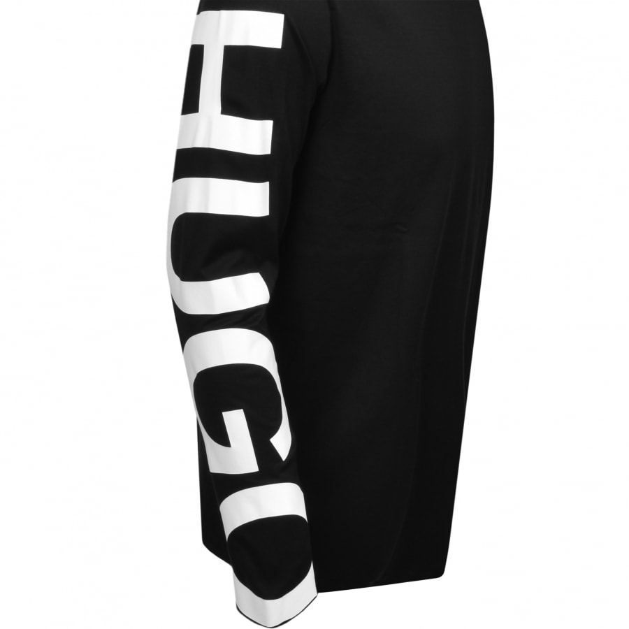 Alternative Image for ProductHUGO Demeo Long Sleeved T Shirt Black3